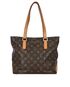 Louis Vuitton Monogram Cabas Piano Shopping Bag, back view